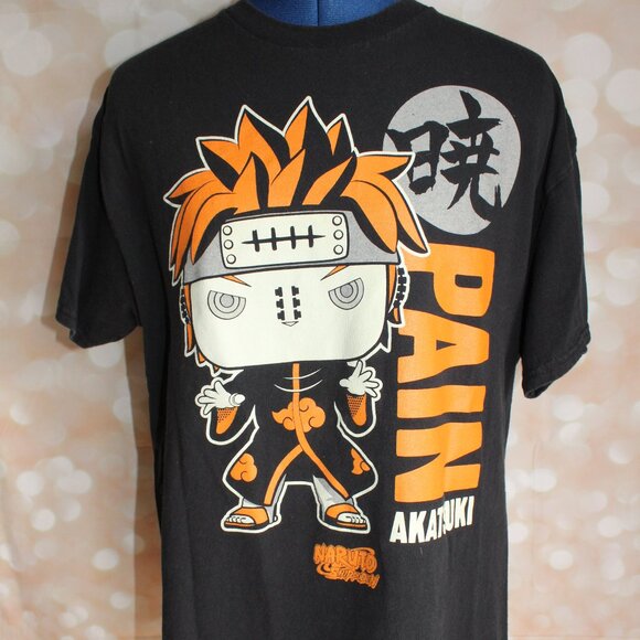Funko Shirt Pain Akatsuki-Naruto Shippiden T-Shirt Size Large - Picture 1 of 10